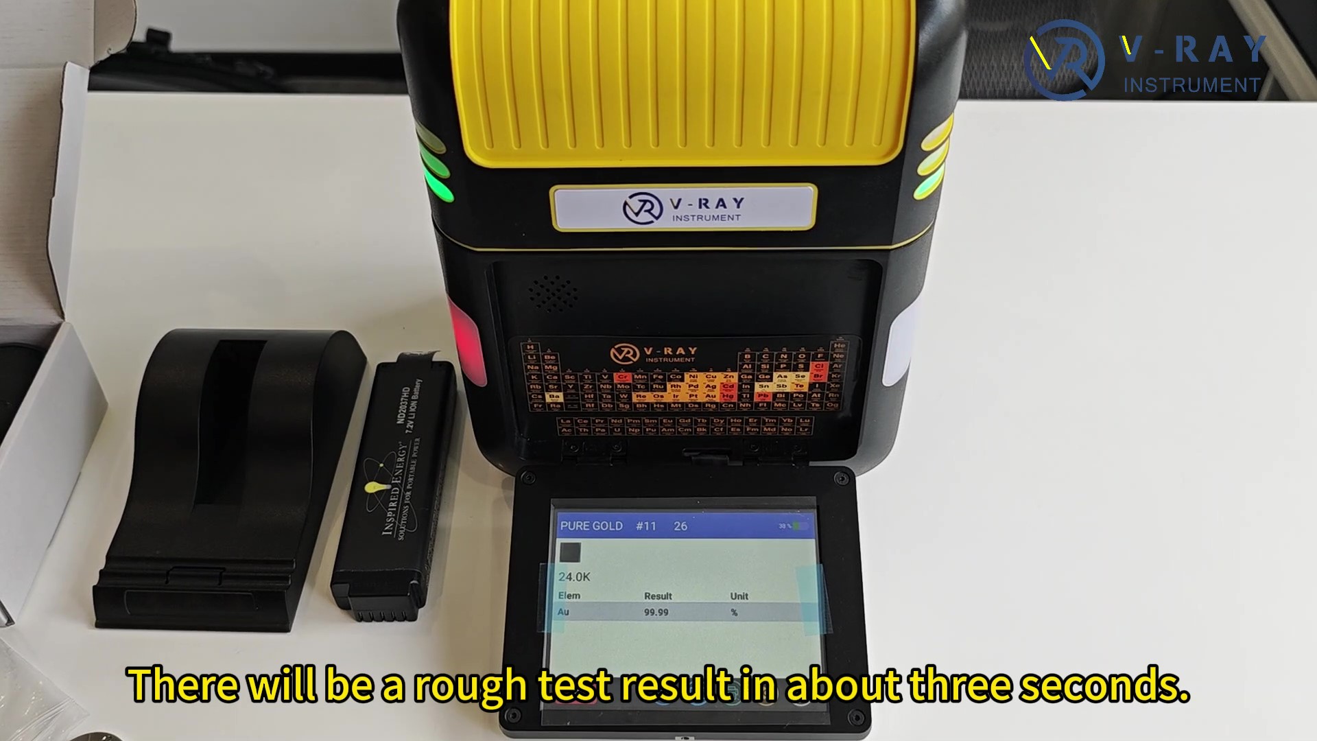 Meet the Portable XRF Gold Tester VR-M5. A tool designed to streamline your gold analysis process.